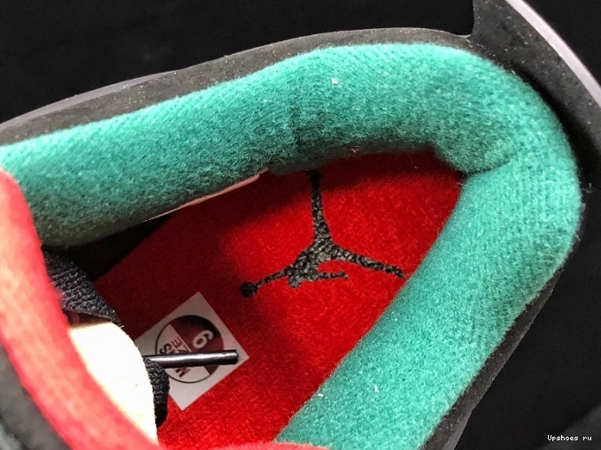 Black Air AQ3816-063 4 Jordan Green-Varsity Gorge NRG Red 0228